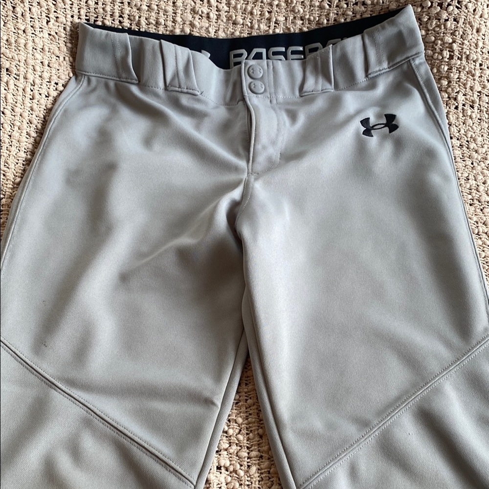 Under Armour Gray Youth Baseball Pants